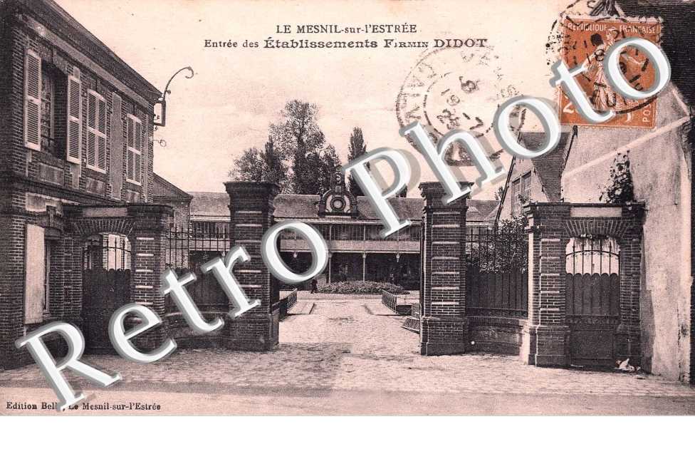 Entree des etablissements Firmin Didot
