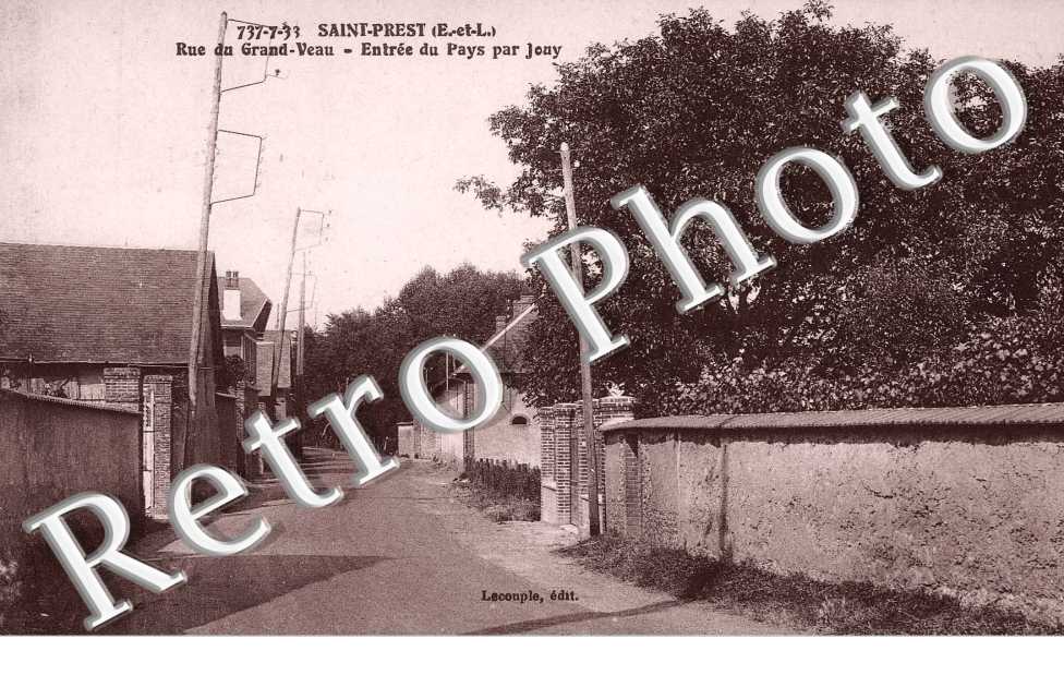 rue du Grand Veau, entree du pays par Jouy