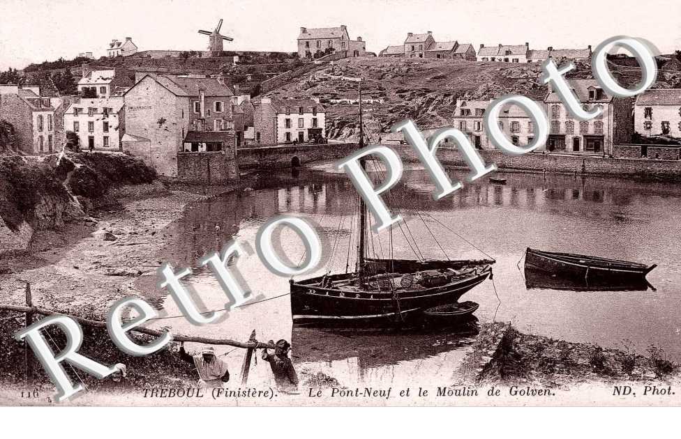 Le Pont Neuf et le Moulin de Golven