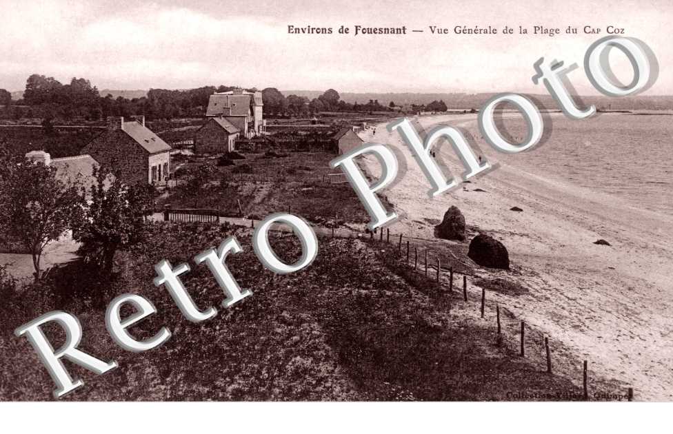 vue generale de la plage du Cap Coz