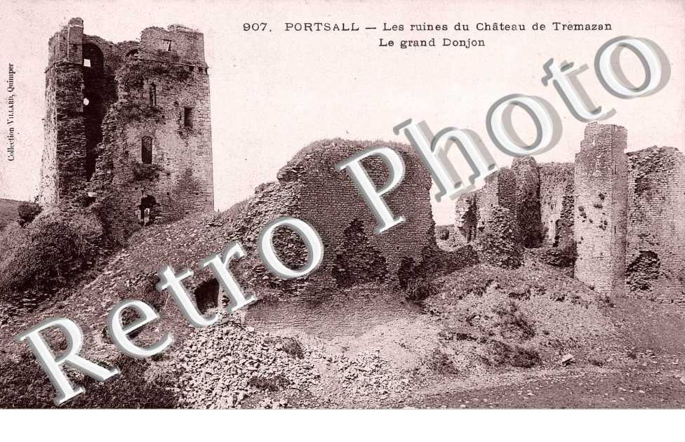 Portsall - les Ruines du chateau de Tremazan
