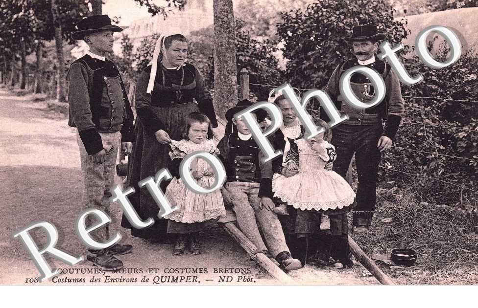costumes des environs de quimper