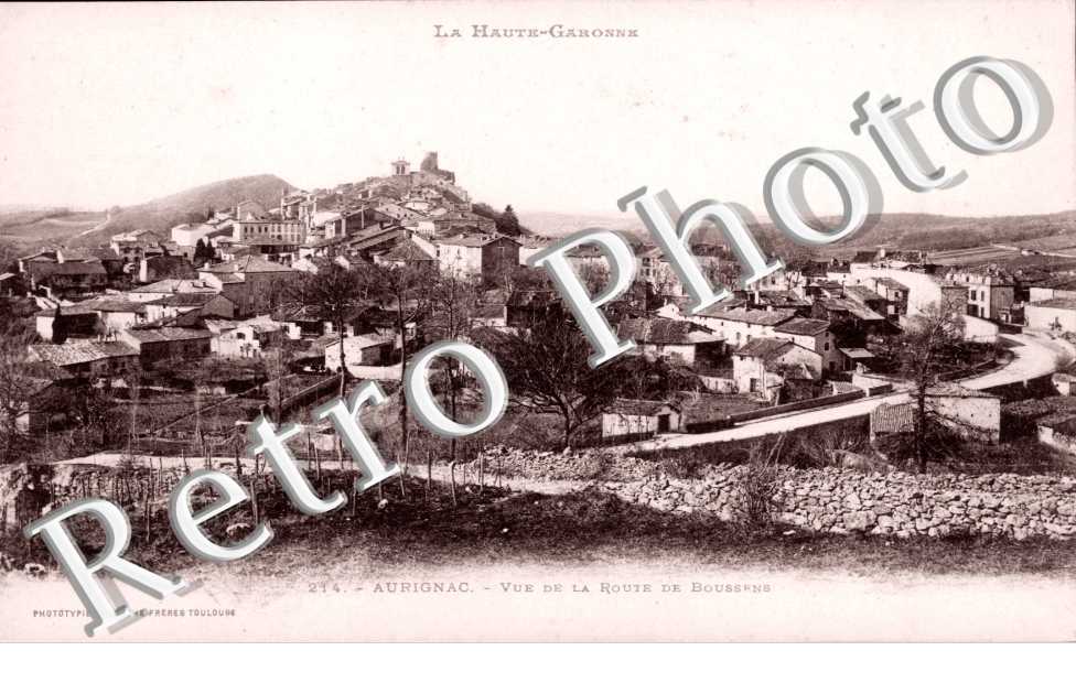 Vue de la route de Bussens