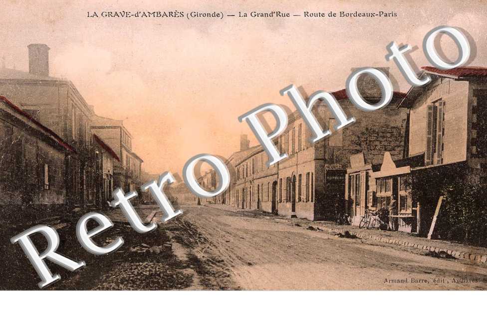 La grand&#039;rue - Route de Bordeaux-Paris