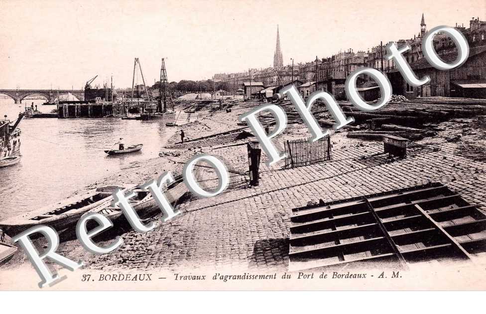 travaux d'agrandissement du port