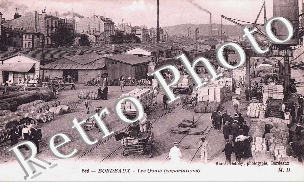 les quais (exportations) - tonneaux