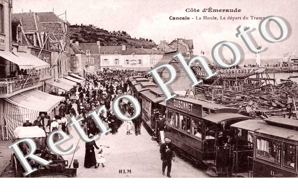 la Houle, le depart du tramway