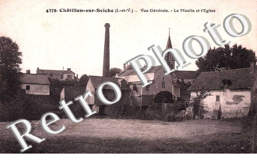 Vue generale, le Moulin et l&#039;Eglise