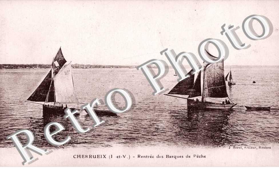 Rentree des  barques  de peche