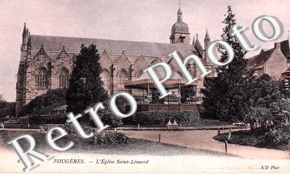 l&#039;eglise saint leonard (couleur)