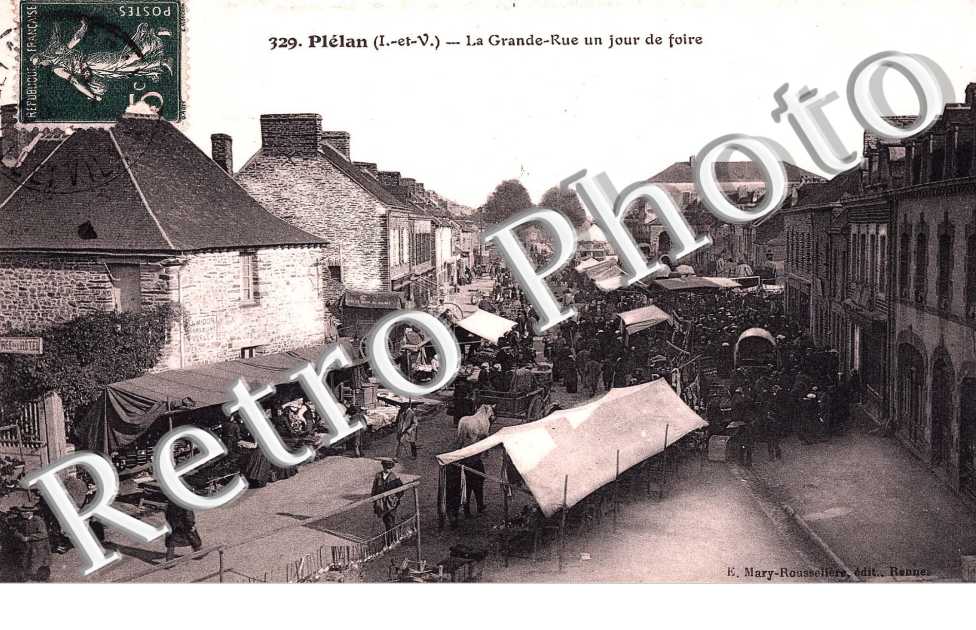 la grande rue un jour de foire