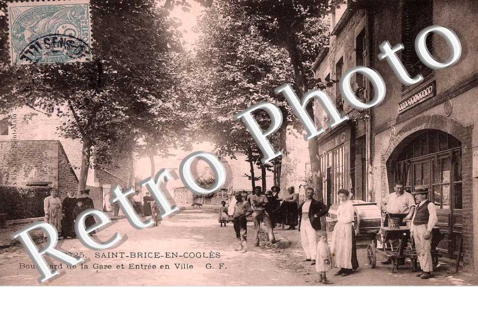 Boulevard de la gare et entree en ville