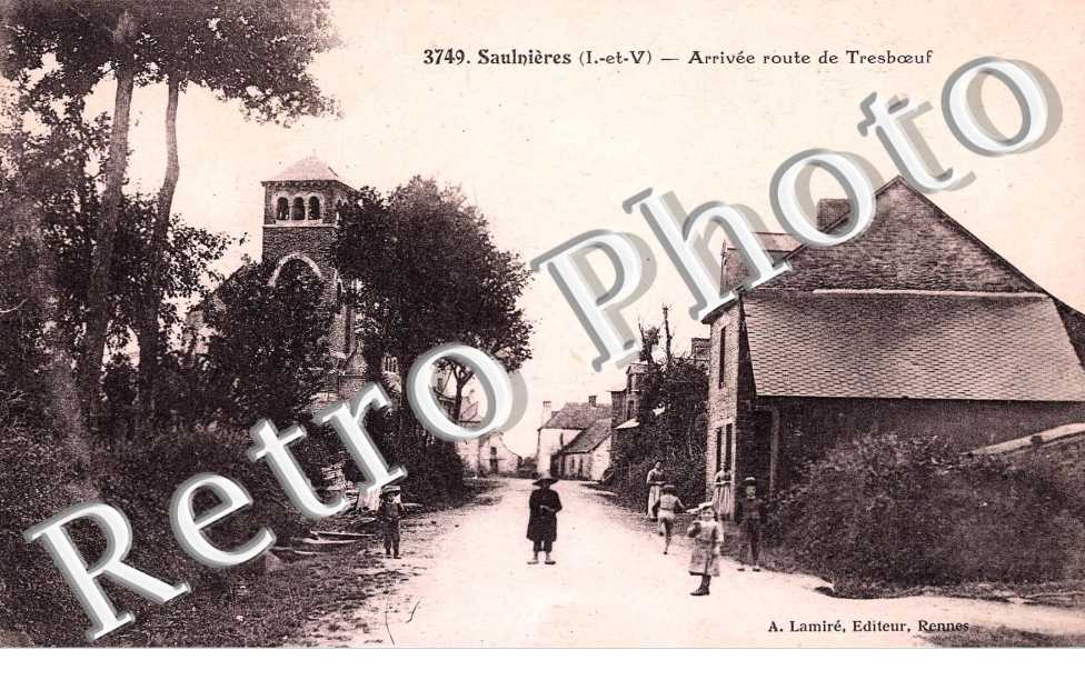 L&#039;ARRIVEE PAR LA ROUTE DE TRESBOEUF