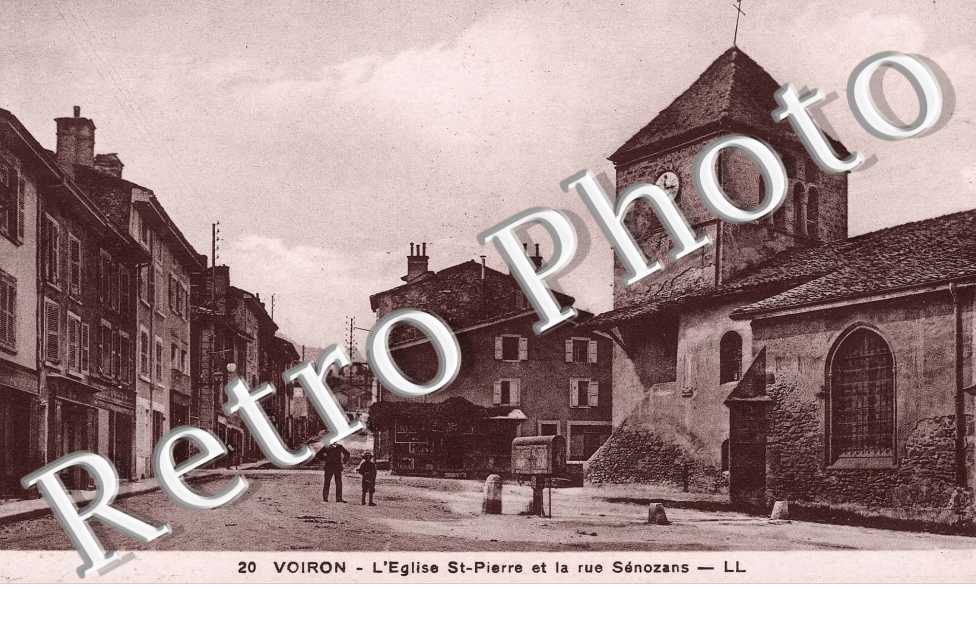 rue Senozans et Eglise saint Pierre