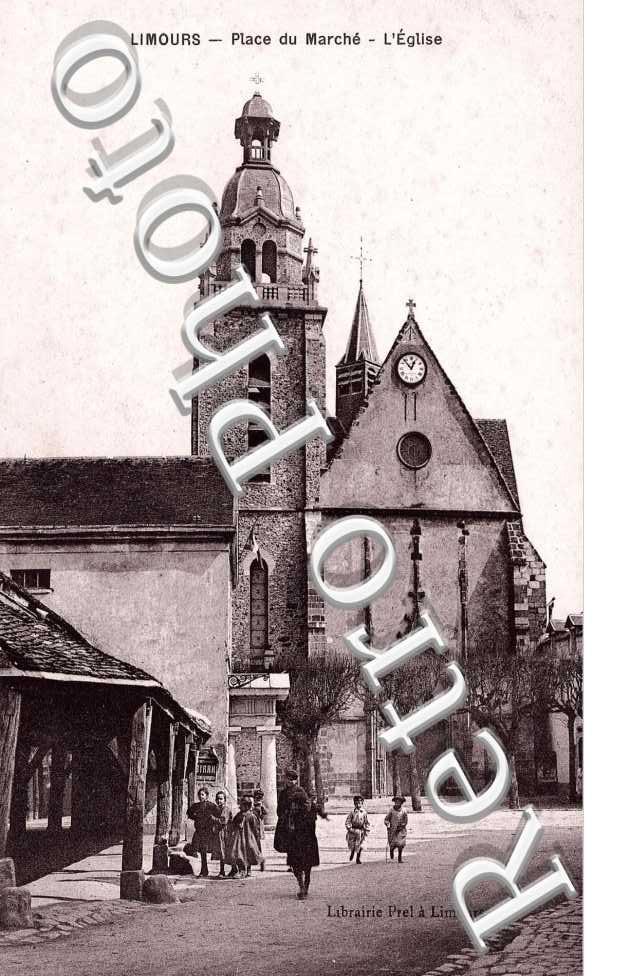 Place du marche, l'eglise
