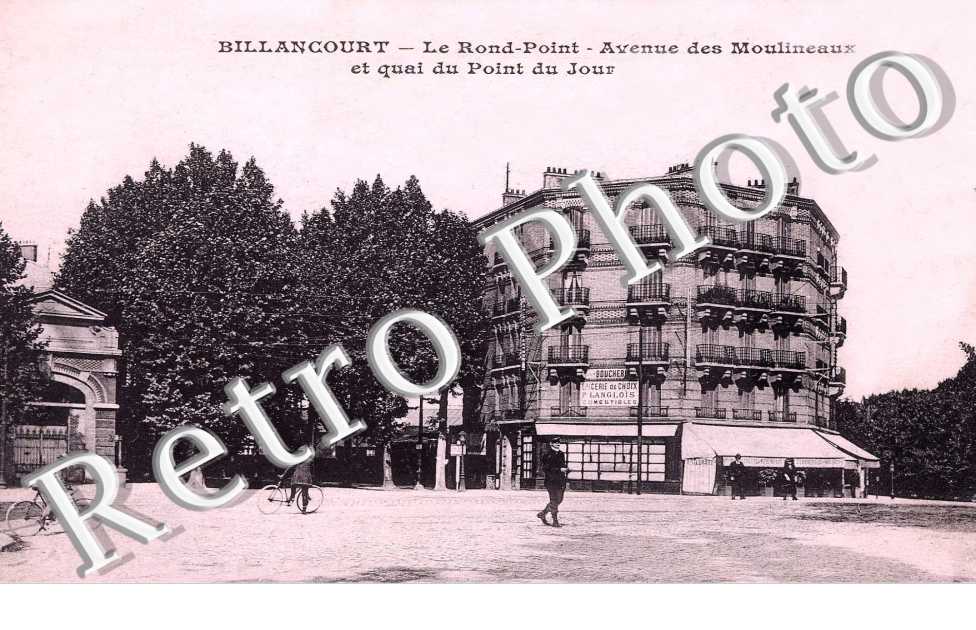 BILLANCOURT  LE ROND POINT DES MOULINEAUX