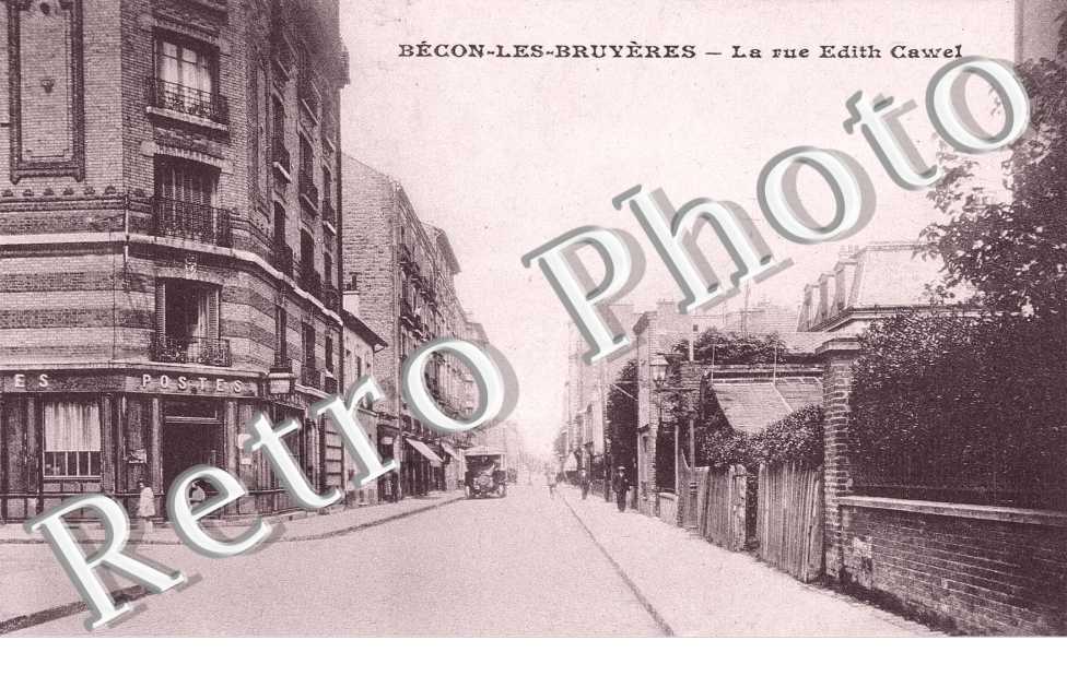 BECON LES BRUYERES  LA RUE EDITH CAWEL