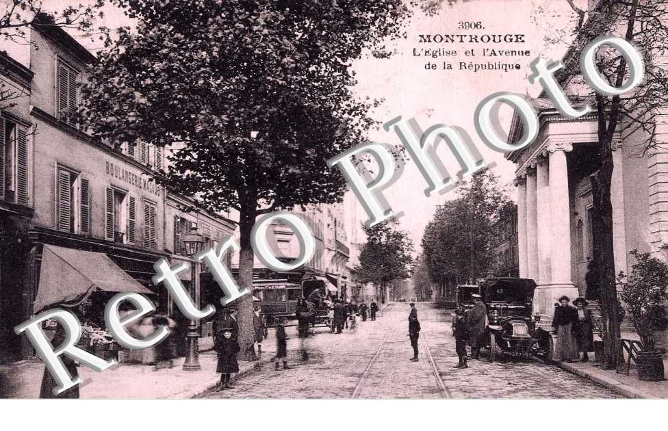 L&#039;EGLISE ET L&#039;AVENUE DE LA REPUBLIQUE