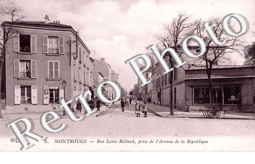 Rue Louis Rolland prise de l&#039;avenue de la République