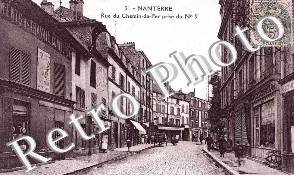 Rue du chemib de fer prise du Numéro 5