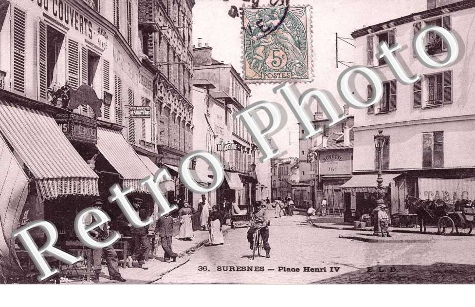 Vue de la place Henri 4