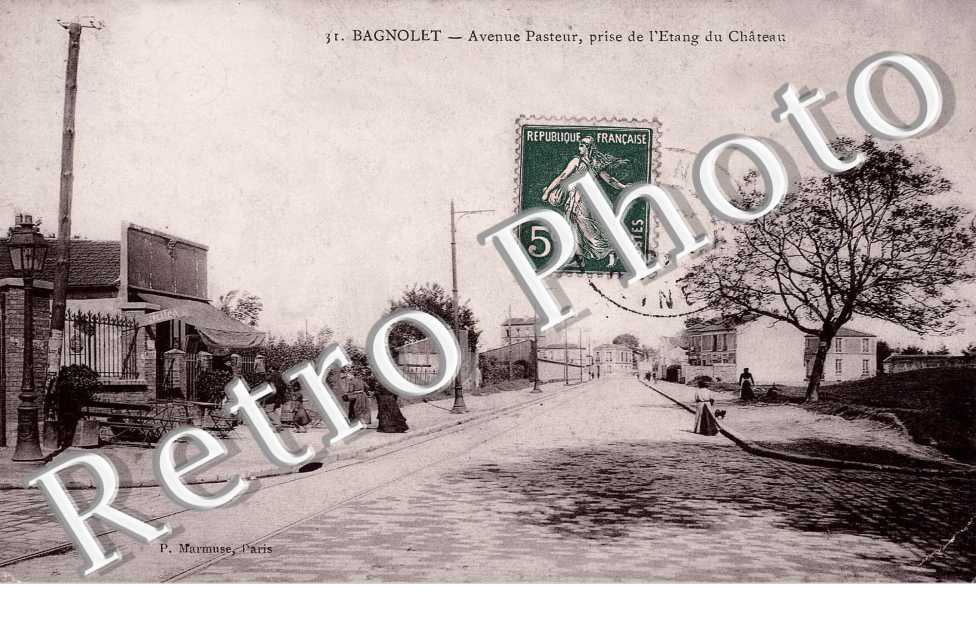 avenue Pasteur, prise de l&#039;etang du chateau