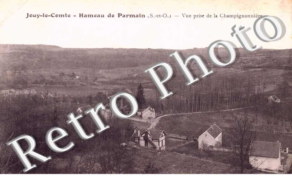 Jouy le Comte, Vue prise de la Champignonniere