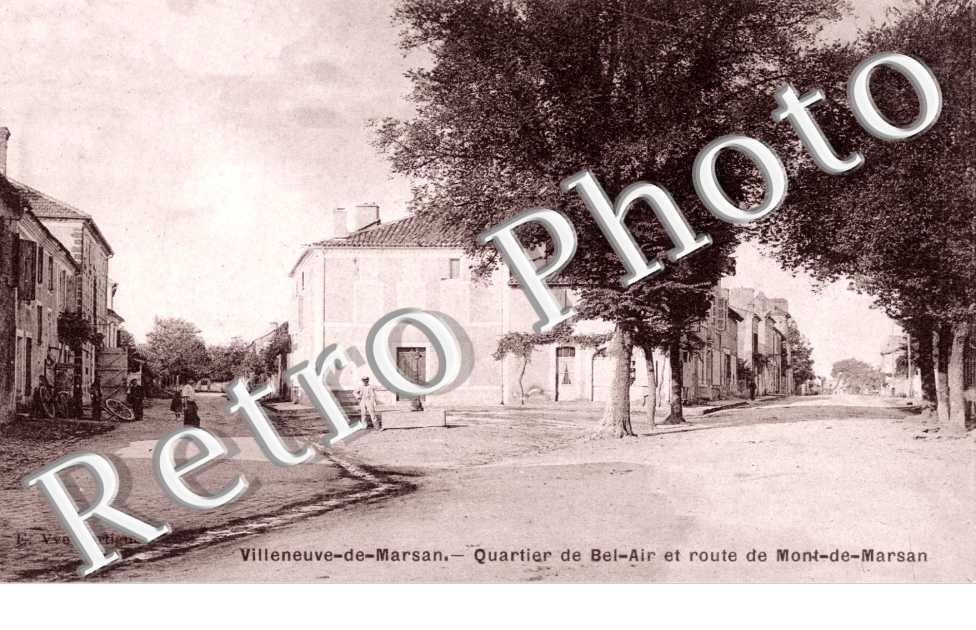 Quartier de Belle-Air et route de Mont-de-Marsan