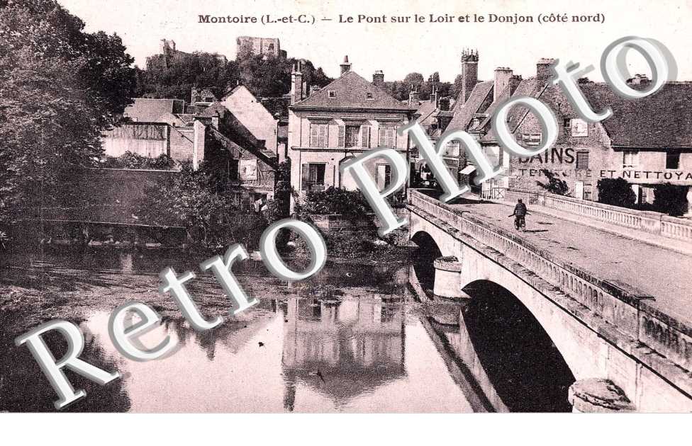 LE PONT SUR LE LOIR ET LE DONJON (COTE NORD)