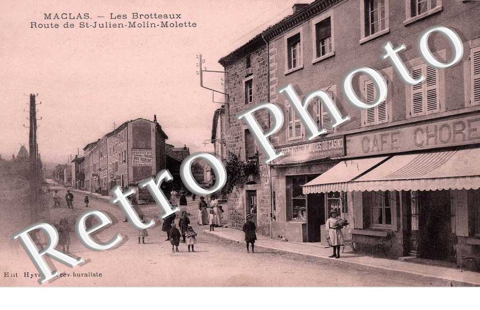 les Brotteaux - route de St Julien Molin-Molette