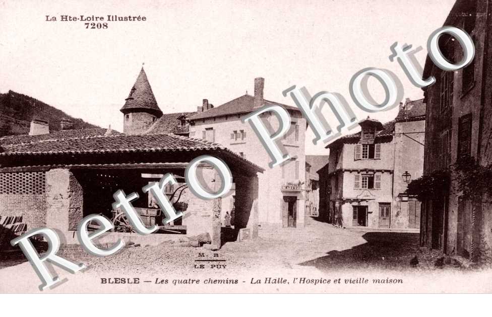 les quatres chemins, la halle l'hospice et vieille maison