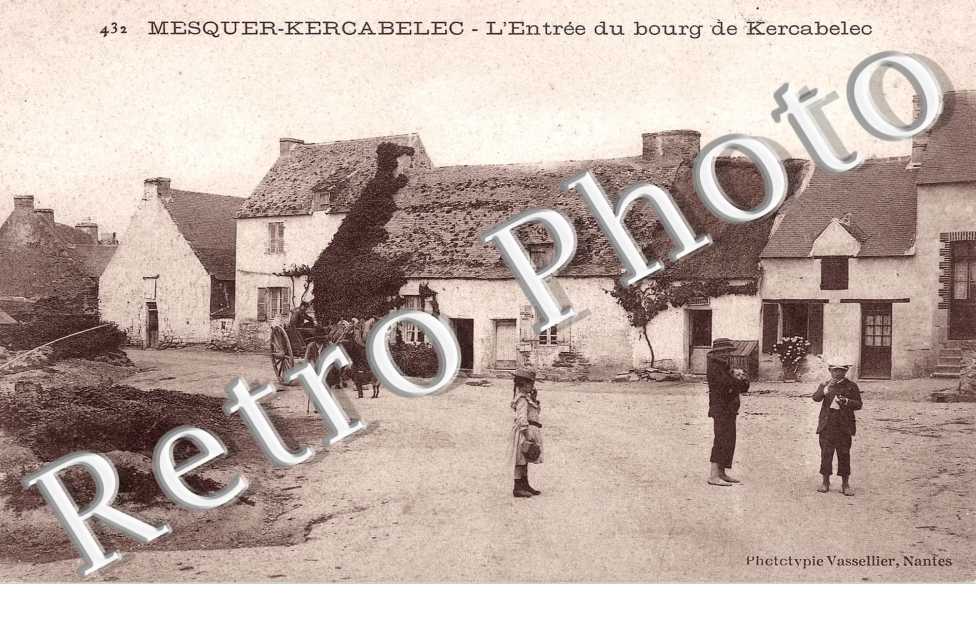 l&#039;entree du bourg de Kercabelec