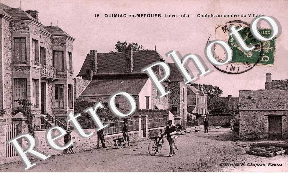 quimiac en mesquer, chalets au centre du village