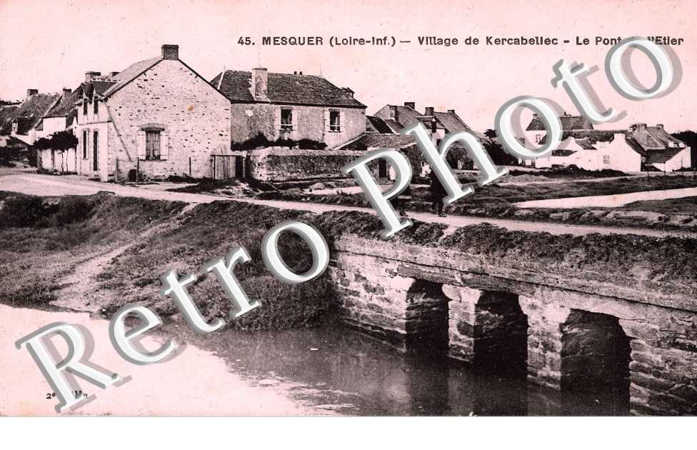 village de Kercabellec, le pont de l&#039;Etier