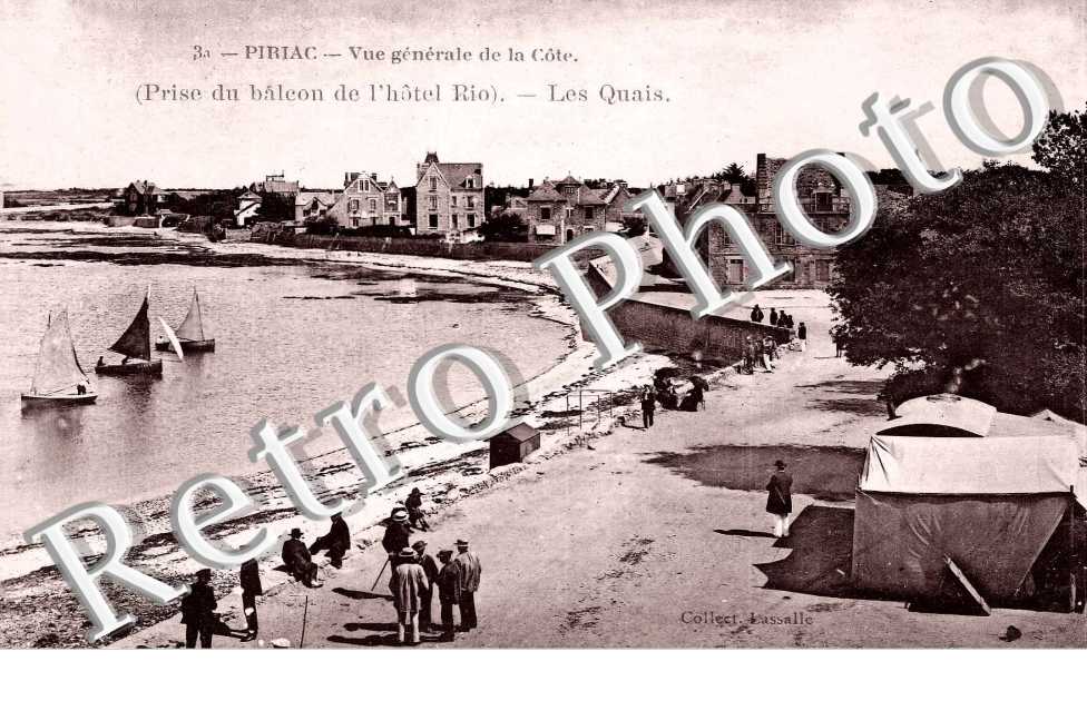 vue generale de la cote - les quais - prise du balcon de l&#039;hotel Rio