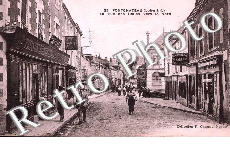 la rue des halles vers le nord