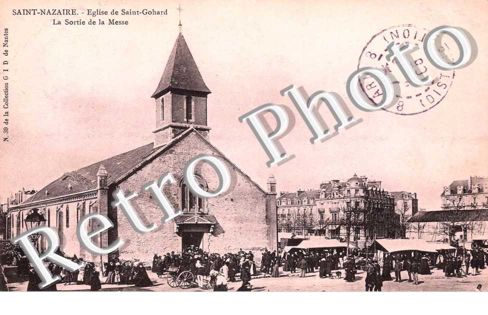 eglise de St Gohard - la sortie de la messe