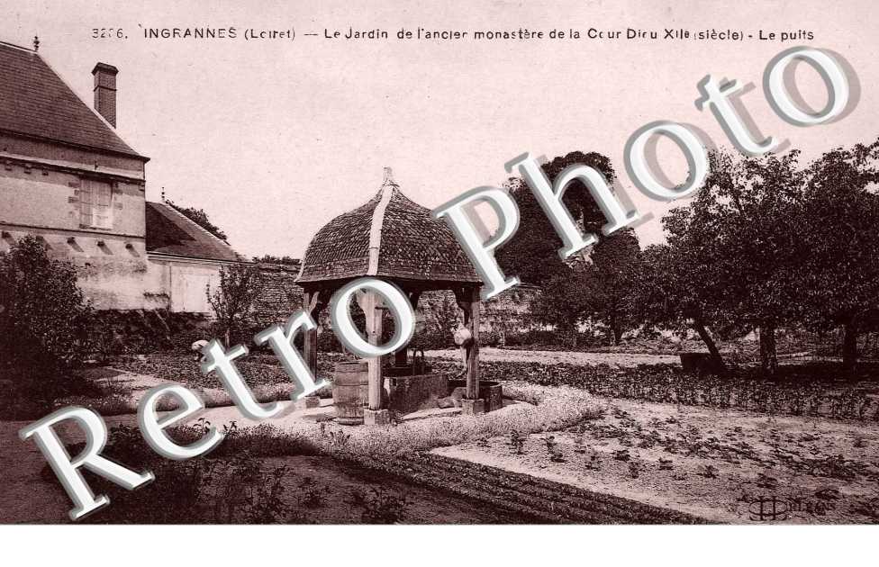 le jardin de l&#039;ancien monastere de la Cour-Dieu