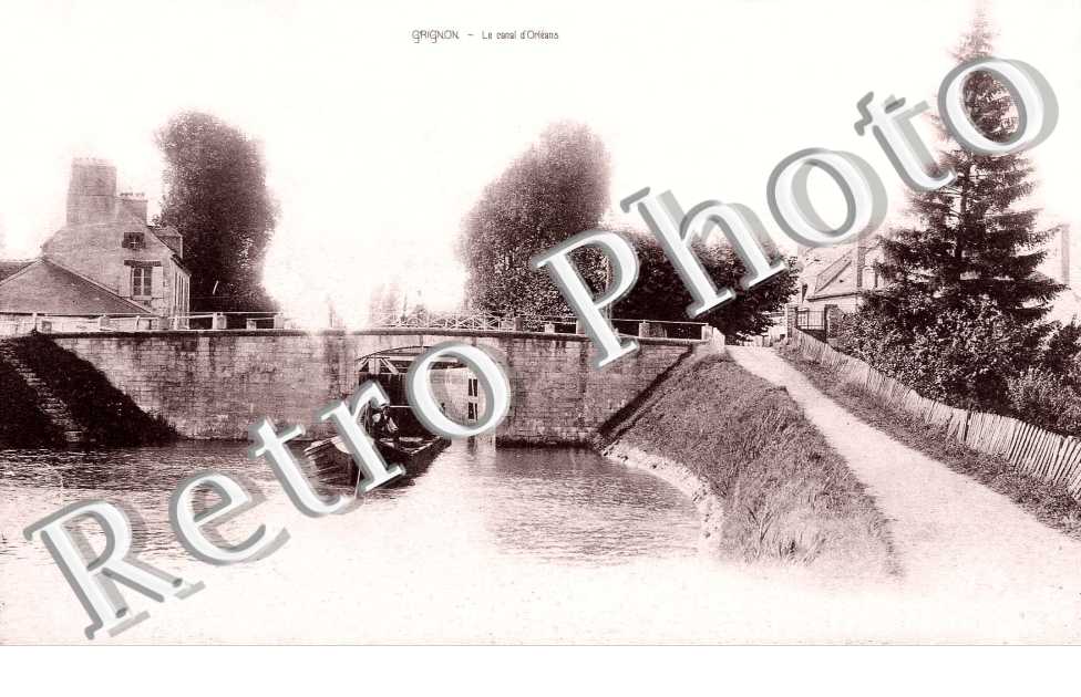 Grignon - le canal d&#039;Orleans