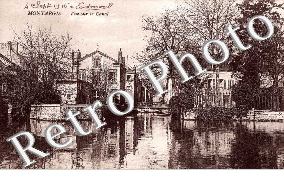 VUE SUR LE CANAL (DATE MANUSCRITE)
