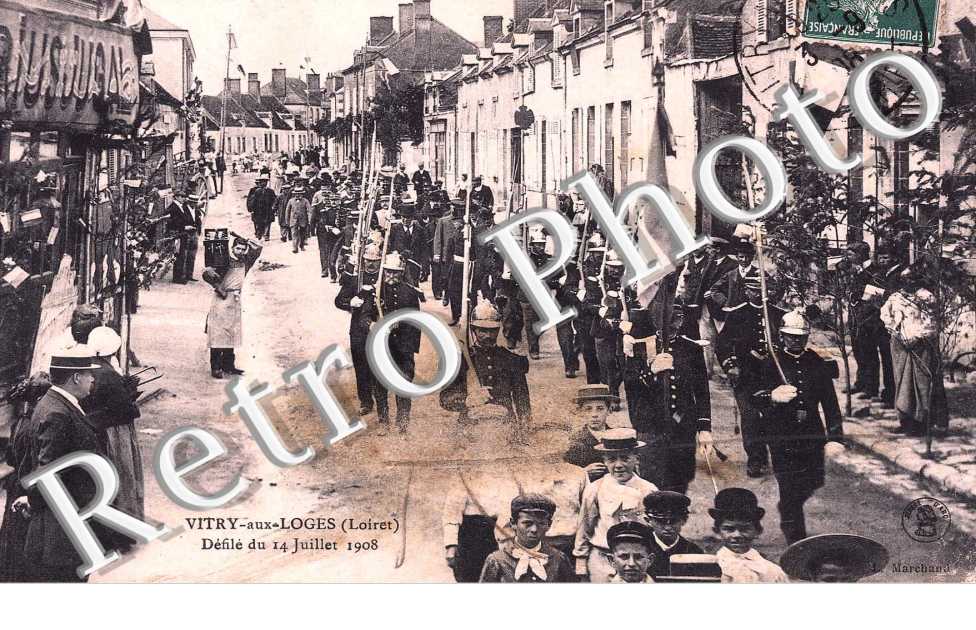 defile du 14 juillet 1908