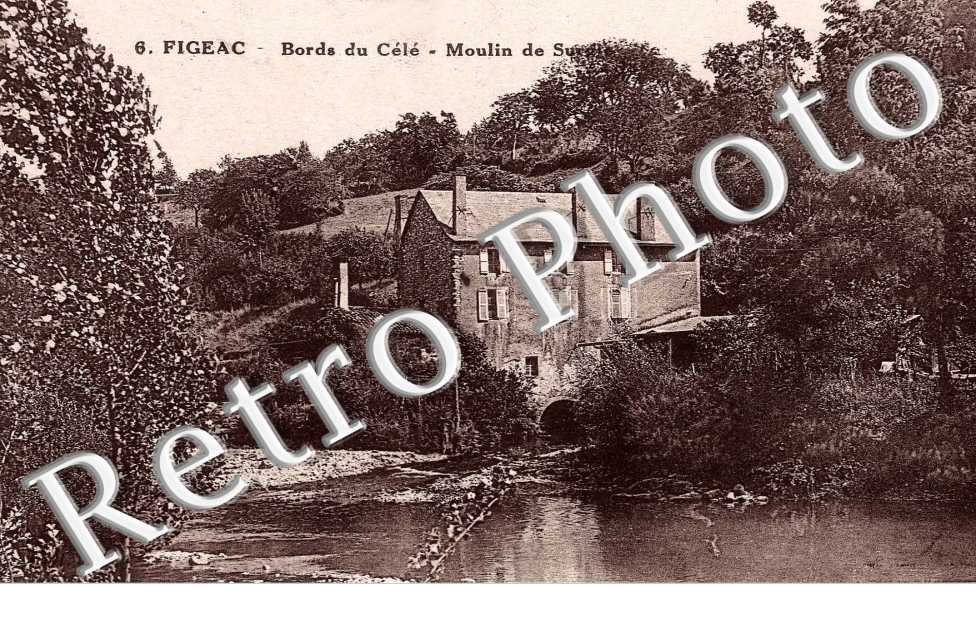 Bords du Cele Moulin du Surgie