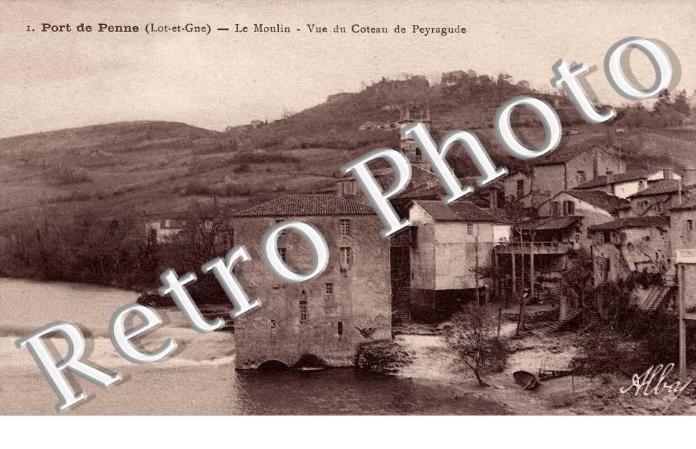 Port de Penne, le Moulin