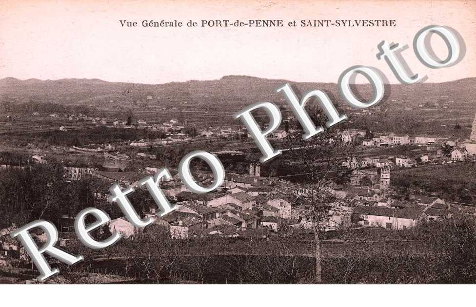 Vue Générale - PORT DE PENNE et SAINT-SYLVESTRE