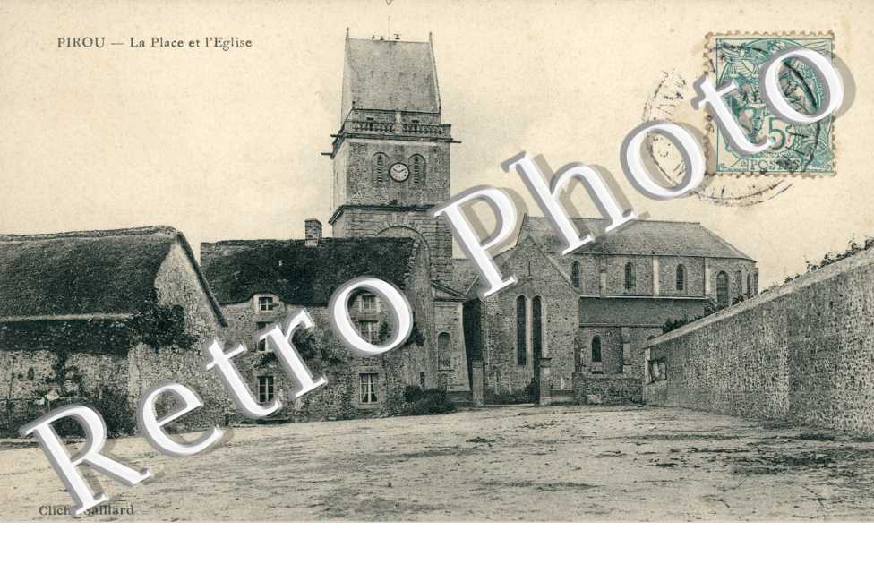 la place et l&#039; eglise