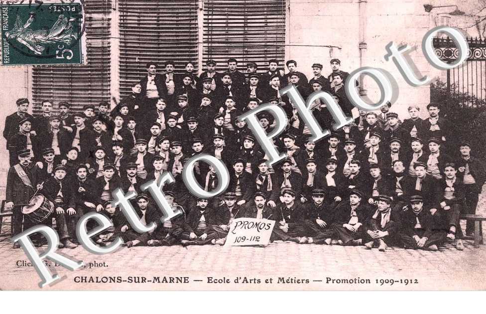 Ecole des arts et metiers promotion 1909 1912