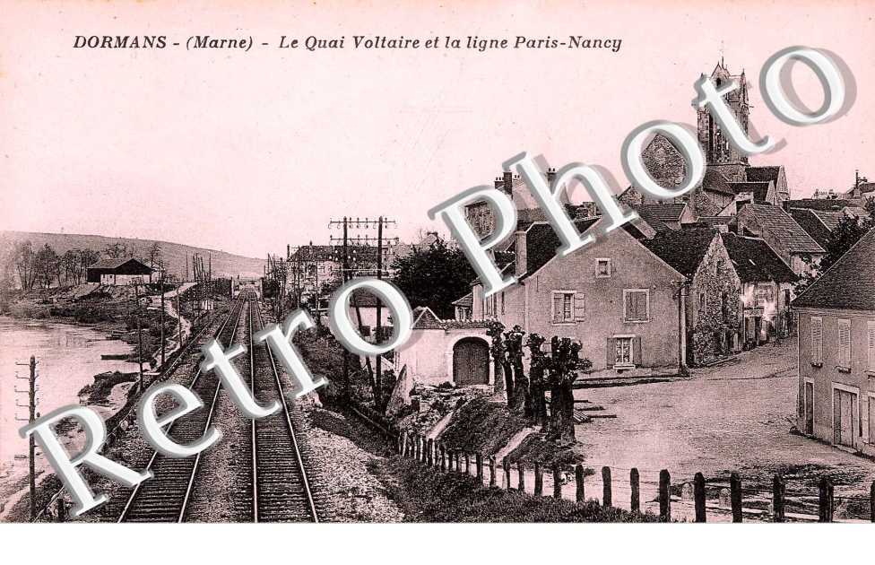 Le Quai Voltaire et la Ligne Paris-Nancy
