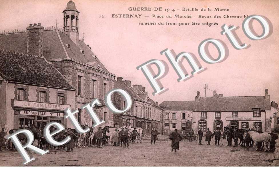 Place du Marche, Revue des Chavaux blesses