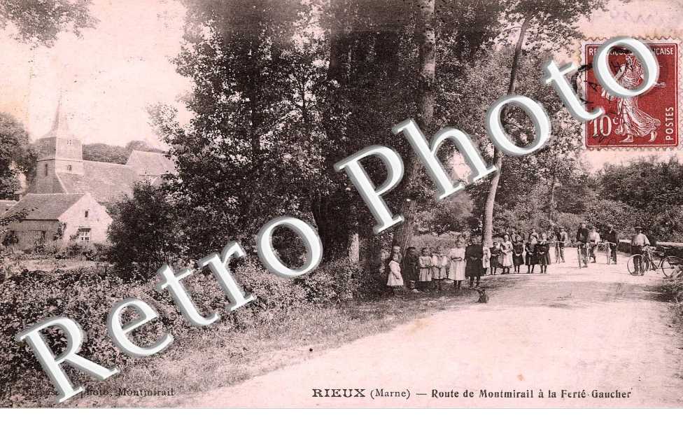 ROUTE DE MONTMIRAIL A LA FERTE GAUCHER