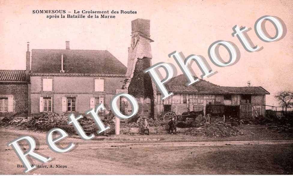 le croisement des routes apres la bataille de la Marne